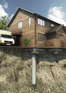 PowerPile grundförstärkning villa