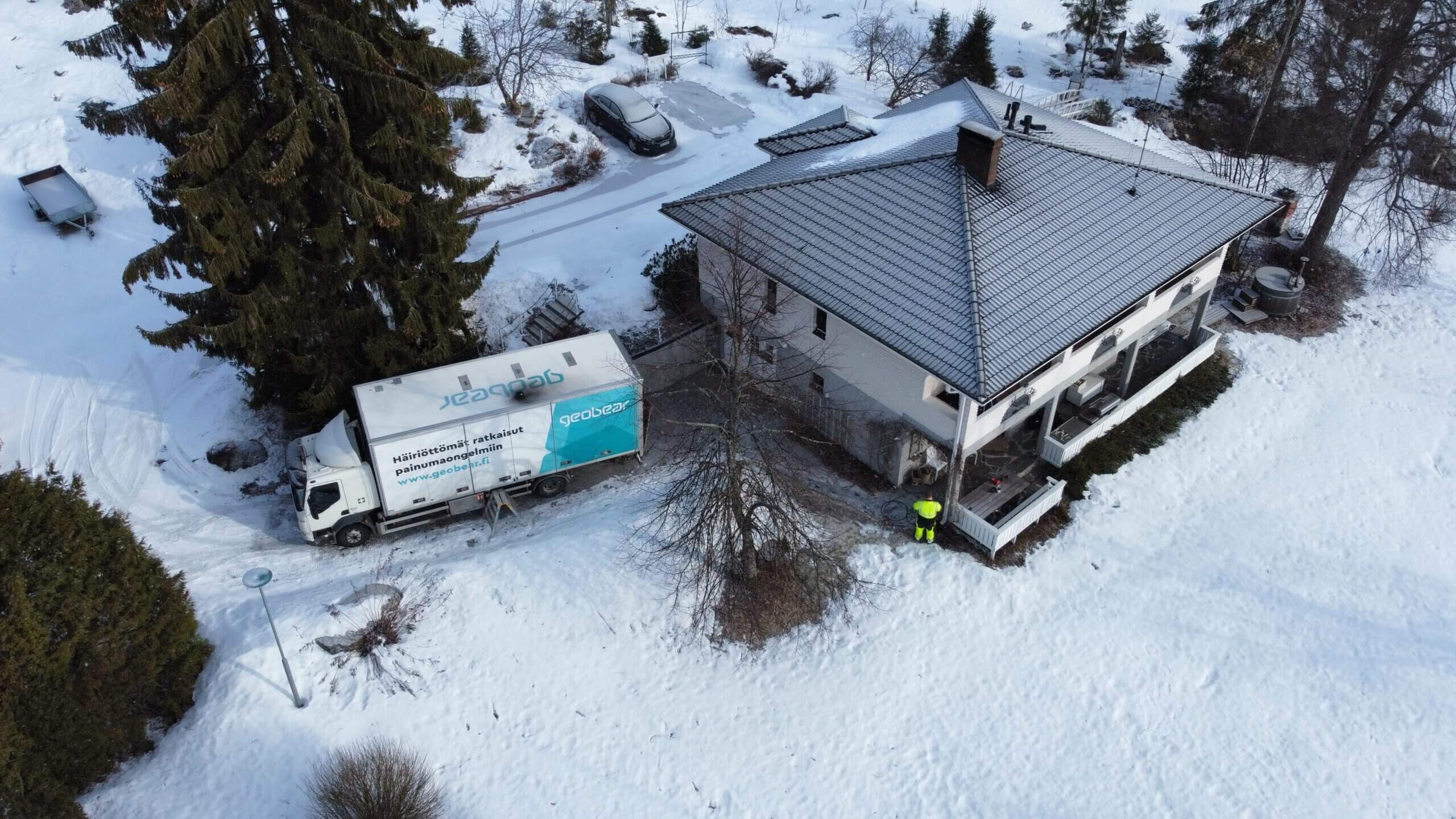 Säkningsreparation även under de kallaste månaderna.